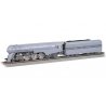 Streamlined 4-6-4 Hudson - WOWSound(R) and DCC -- New York Central 5452 (Scullin Drivers, 2-Tone Gray), HO, Bachmann Industries 