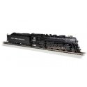 Class J3a 4-6-4 Hudson - WOWSound(R) and DCC -- New York Central 5407 (black, graphite As-Delivered, Roman Lettering), HO, Bachm