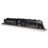 Class J3a 4-6-4 Hudson - WOWSound(R) and DCC -- New York Central 5407 (black, graphite As-Delivered, Roman Lettering), HO, Bachm