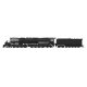 4-8-8-4 Big Boy 25-C-400 Coal Tender - Sound & DCC - Paragon4 -- Painted, Unlettered (1944 Wilson Aftercooler black, graphite), 