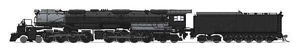 4-8-8-4 Big Boy 25-C-400 Coal Tender - Sound & DCC - Paragon4 -- Painted, Unlettered (1944 Wilson Aftercooler black, graphite), 