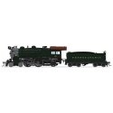 Class E6 4-4-2 Atlantic, Postwar - Sound & DCC - Paragon4 -- Pennsylvania Railroad 393 (Brunswick Green, graphite, Tuscan), HO, 