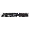 4-6-6-4 Challenger Late Version - Sound, DCC and Smoke - Paragon4(TM) -- Painted, Unlettered (Oil Tender, Smoke Deflectors, blac