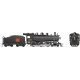 Class H-6-g 4-6-0 with Steel Cab - LokSound and DCC -- Canadian National 1532 (black, red, Straight Wafer Logo), HO, Rapido Trai