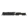 Class T1 4-8-4 - Sound and DCC - Paragon4 -- Delaware & Hudson 302 (black, yellow), HO, Broadway Limited Imports 6810