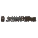 Class H1a 4-6-4 Hudson - Standard DC -- Canadian Pacific CPR 2803 (As-Built maroon, gray-black), HO, Rapido Trains Inc 601001