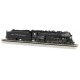 4-6-4 Hudson - Sound and DCC -- New York Central 5445 (black, graphite, Gothic Lettering), N, Bachmann Industries 53654