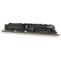 4-6-4 Hudson - Sound and DCC -- New York Central 5420 (As-Delivered black, Graphite Roman Lettering), N, Bachmann Industries 536