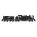Class D 4-Truck Shay - Standard DC - Stealth -- Carolina & Northwestern 300 (black, graphite), HO, Broadway Limited Imports 8259
