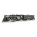 2-8-4 Berkshire w/Sound & DCC -- Nickel Plate Road 759 (black, graphite), HO, Bachmann Industries 52404