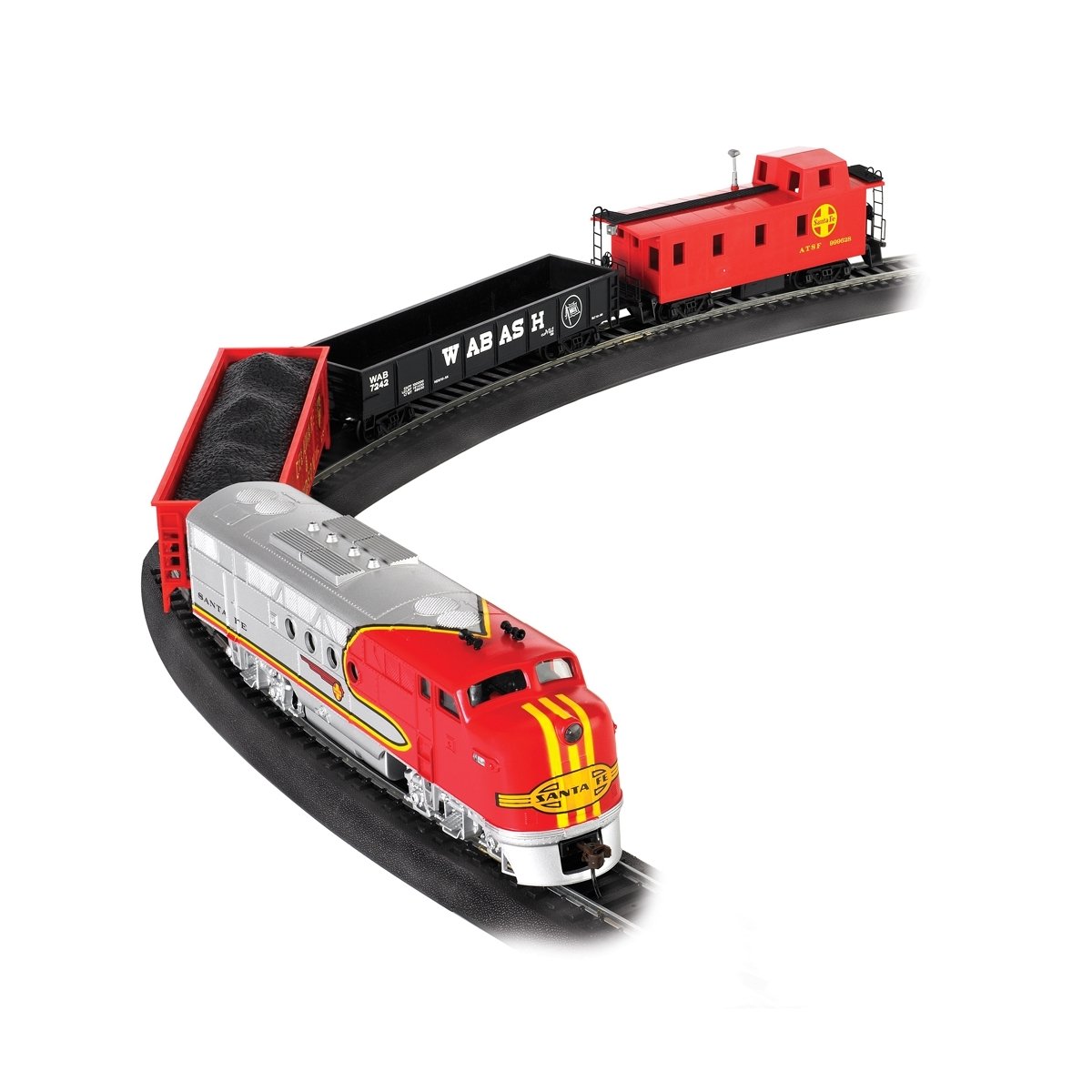 Santa Fe Flyer Train Set - HO - Bachmann Industries 00647