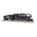 Baldwin 2-8-0 Consolidation - Standard DC -- St. Louis-San Francisco 1354 (black, graphite), N, Bachmann Industries 54153
