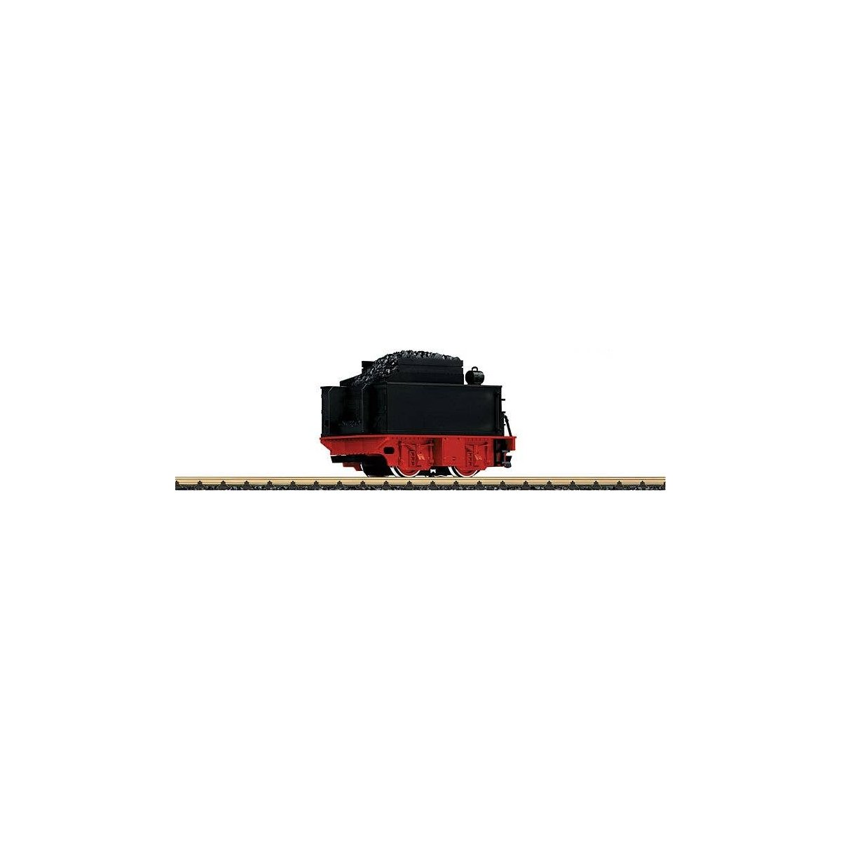 Sound-Equipped Powered Tender - Standard DC -- Painted, Unlettered (black, red), G, LGB 69575