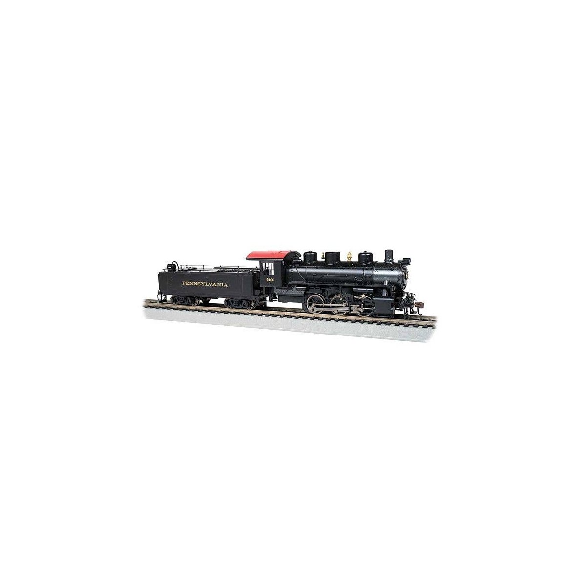 USRA 0-6-0 - Sound and DCC -- Pennsylvania Railroad 8168 (black, graphite, Tuscan), HO, Bachmann Industries 53803