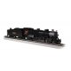 USRA Light 2-8-2 Mikado w/Medium Tender - Standard DC -- Seaboard Air Line 494 (black, graphite), HO, Bachmann Industries 54408