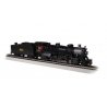 USRA Light 2-8-2 Mikado w/Medium Tender - Standard DC -- Seaboard Air Line 494 (black, graphite), HO, Bachmann Industries 54408