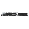 4-6-6-4 Challenger Late Version - Standard DC - Stealth -- Denver & Rio Grande Western 3803 (Coal Tender, black, graphite), N, B