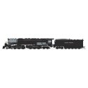 4-6-6-4 Challenger Late Version - Standard DC - Stealth -- Union Pacific 3942 (Coal Tender, black, graphite), N, Broadway Limite