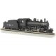 Alco 2-6-0 - Sound and DCC - Sound Value -- Santa Fe 9447 (black), HO, Bachmann Industries 57813