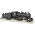 Alco 2-6-0 - Sound and DCC - Sound Value -- Santa Fe 9447 (black), HO, Bachmann Industries 57813