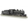 Alco 2-6-0 - Sound and DCC - Sound Value -- Santa Fe 9447 (black), HO, Bachmann Industries 57813