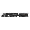 4-6-6-4 Challenger Late Version - Standard DC - Stealth -- Clinchfield 674 (Coal Tender, black, graphite), N, Broadway Limited I