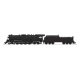 RDG Class T-1 4-8-4 - Standard DC - Stealth -- Painted, Unlettered (black), N, Broadway Limited Imports 8251