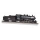 2-8-0 Consolidation - Sound and DCC -- Boston & Maine 2394 (black, graphite, Rectangle Logo), HO, Bachmann Industries 57907