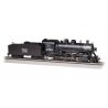 2-8-0 Consolidation - Sound and DCC -- Boston & Maine 2394 (black, graphite, Rectangle Logo), HO, Bachmann Industries 57907