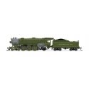 USRA 4-6-2 Heavy Pacific - Standard DC - Stealth -- Baltimore & Ohio 5314 President Lincoln (green, graphite), N, Broadway Limit