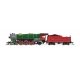 USRA 4-6-2 Heavy Pacific - Standard DC - Stealth -- Merry Christmas (green, red, graphite), N, Broadway Limited Imports 8067