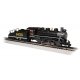 USRA 0-6-0 with Slope-Back Tender - DCC with Smoke -- Southern Railway 1655 (black, graphite), HO, Bachmann Industries 51614