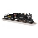 USRA 0-6-0 with Slope-Back Tender - DCC with Smoke -- Southern Railway 1655 (black, graphite), HO, Bachmann Industries 51614