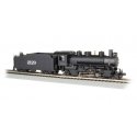 Baldwin 2-6-2 Prairie with Smoke - Standard DC -- Santa Fe 2129, HO, Bachmann Industries 51529