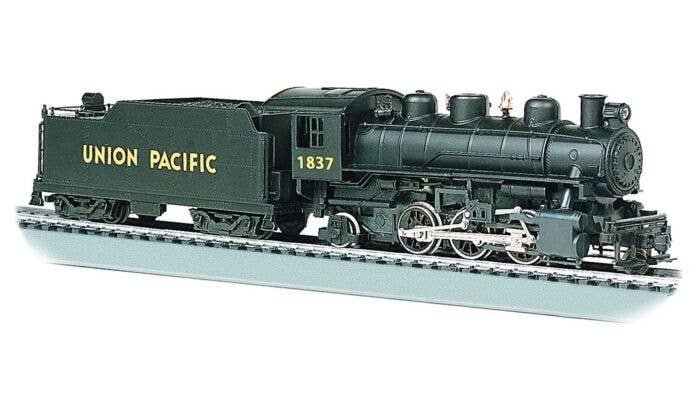 Baldwin 2-6-2 Prairie with Smoke - Standard DC -- Union Pacific 1837 (black, yellow), HO, Bachmann Industries 51510