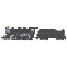 Baldwin 2-6-2 Prairie with Vanderbilt Tender, Smoke - Standard DC -- Northern Pacific 2456 (black, graphite), HO, Bachmann Indus