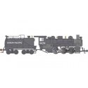 USRA 0-6-0 w/Vanderbilt Tender & Smoke - Standard DC -- Union Pacific 4436 (black, graphite), HO, Bachmann Industries 50717
