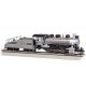 USRA 0-6-0 Switcher w/Slope-Back Tender - Standard DC -- Union Pacific 4433 (2-Tone Gray, silver), HO, Bachmann Industries 50610