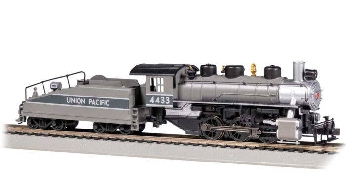 USRA 0-6-0 Switcher w/Slope-Back Tender - Standard DC -- Union Pacific 4433 (2-Tone Gray, silver), HO, Bachmann Industries 50610