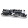 USRA 0-6-0 w/Vanderbilt Tender & Smoke - Standard DC -- Southern Pacific 1237 (black, silver), HO, Bachmann Industries 50710