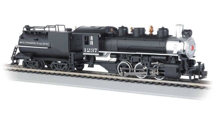 USRA 0-6-0 w/Vanderbilt Tender & Smoke - Standard DC -- Southern Pacific 1237 (black, silver), HO, Bachmann Industries 50710