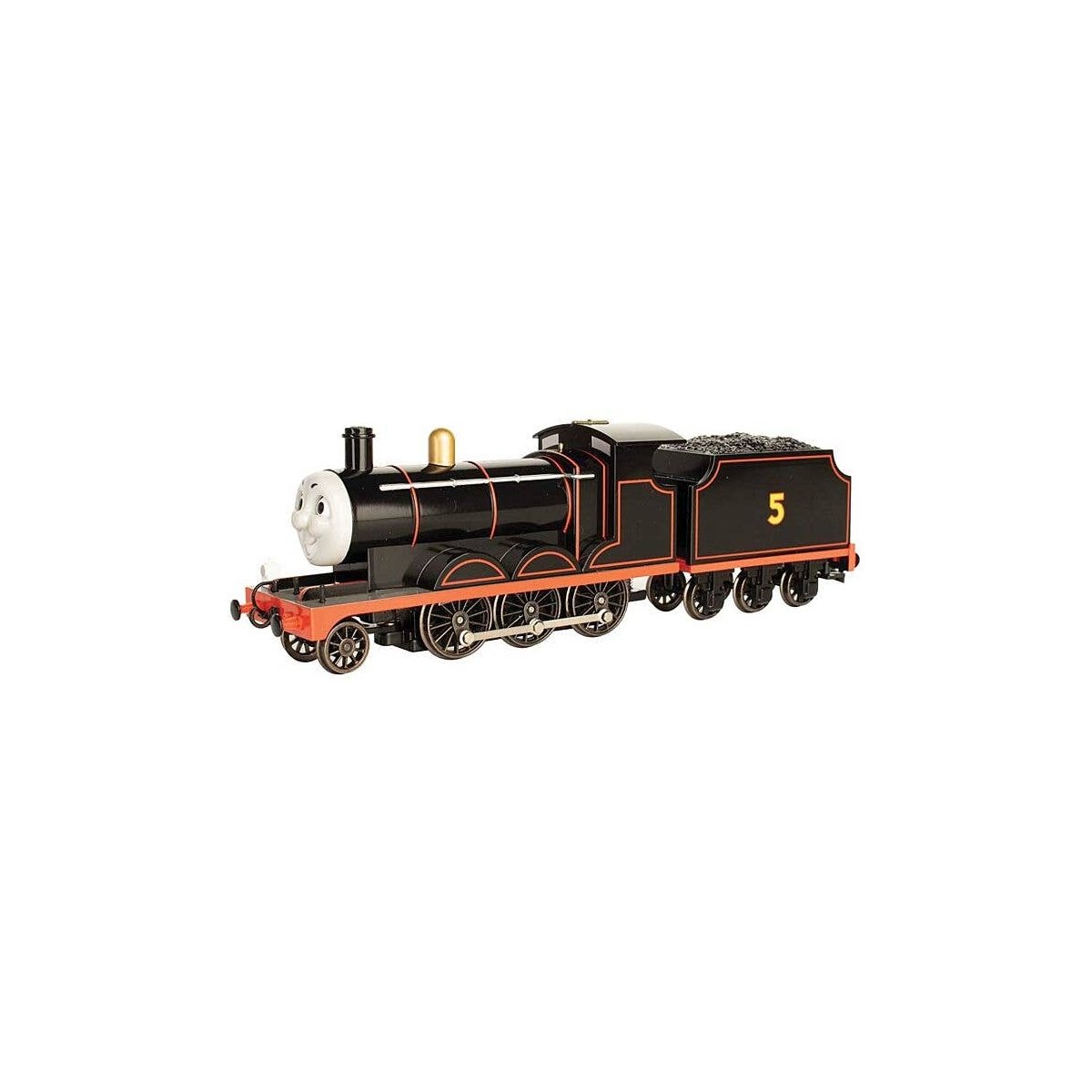 Thomas and Friends(TM) - Standard DC -- Origin James 5 (black, red), HO, Bachmann Industries 58822