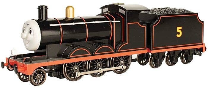 Thomas and Friends(TM) - Standard DC -- Origin James 5 (black, red), HO, Bachmann Industries 58822