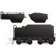 H-6-Style Tender Only -- Painted, Unlettered, HO, Rapido Trains Inc 603090