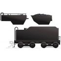 H-6-Style Tender Only -- Painted, Unlettered, HO, Rapido Trains Inc 603090
