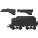 Class D10-Style Tender - Ready to Run -- Painted, Unlettered (black), HO, Rapido Trains Inc 602091