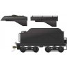 Class D10-Style Tender - Ready to Run -- Painted, Unlettered (black), HO, Rapido Trains Inc 602091