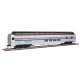 Budd 85` Full-Length Dome with Lights - Ready to Run - Silver Series(R) -- Amtrak 10031 `Ocean View` (Phase III silver, blue, wh