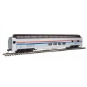 Budd 85` Full-Length Dome with Lights - Ready to Run - Silver Series(R) -- Amtrak 10031 `Ocean View` (Phase III silver, blue, wh
