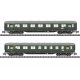 Type AB4u-38 1/2nd Class & BC4u-39 3rd Class D 96 Cars - Ready to Run - Minitr -- German Federal Railroad DB (Era III 1952, D 96